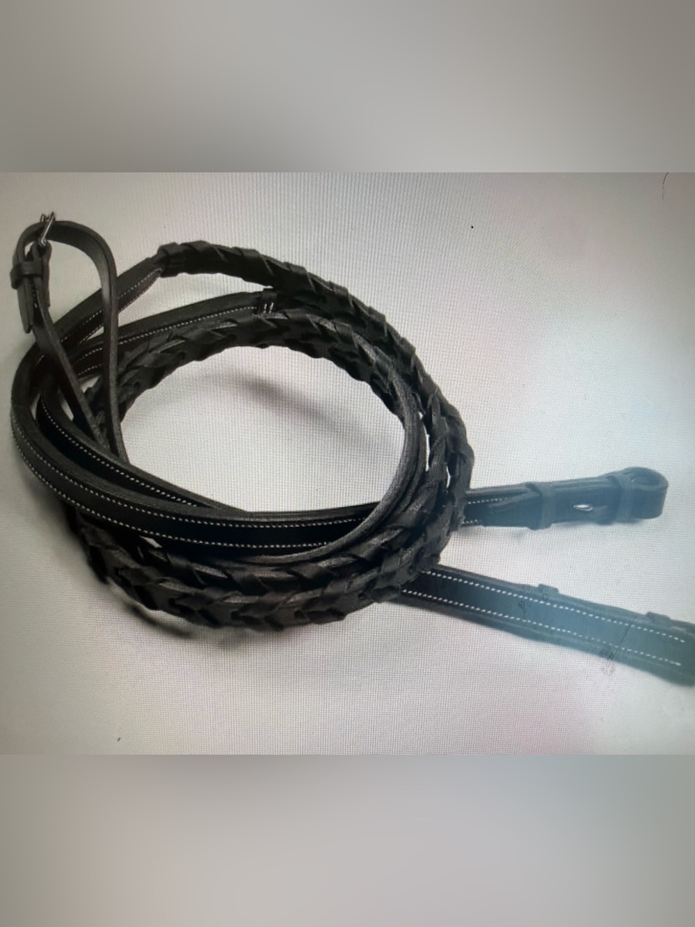 Equestrian - Devoucoux Braided Reins- brown NWT